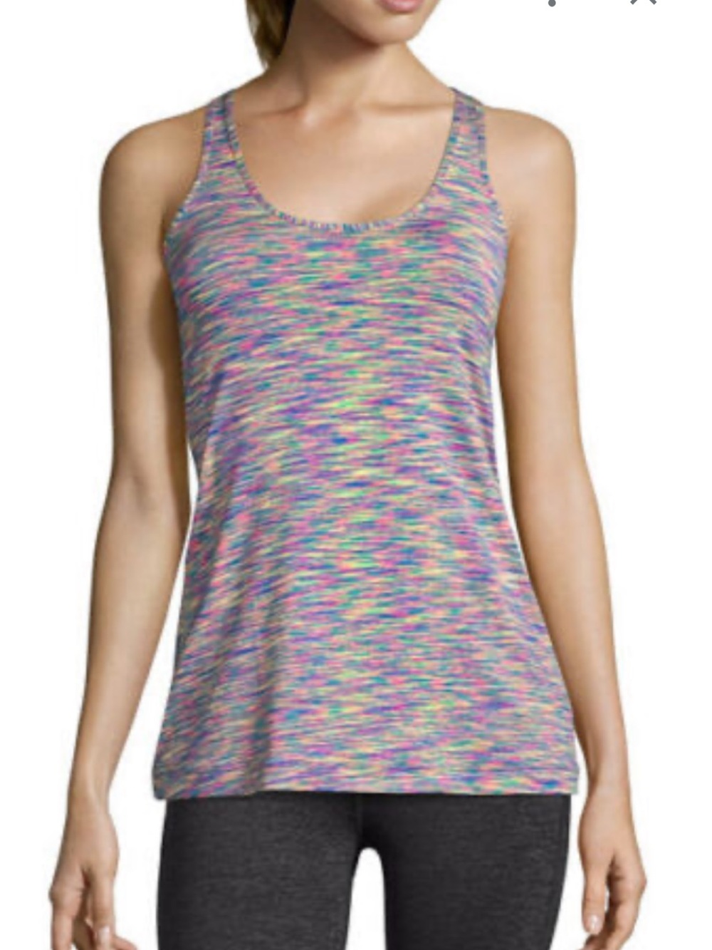 Lululemon Girls Ivivva Racerback stripped Active Tank top